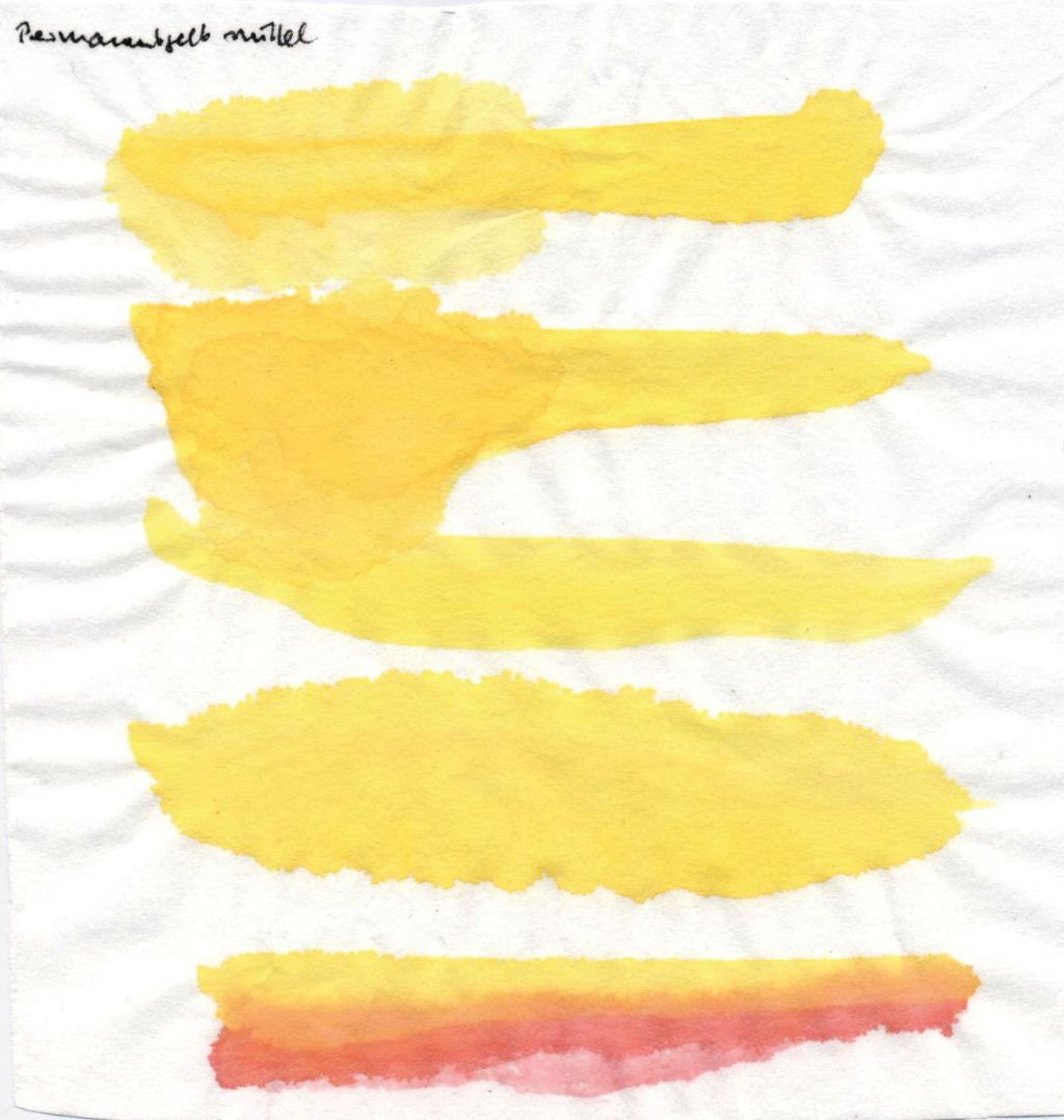 Kremer akvarel - stálá žlutá střední (plast, 3 x 1,8 x 1 cm)